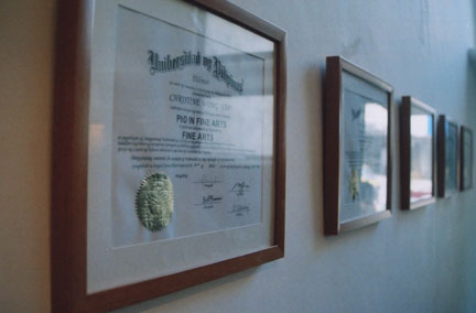 diplomas at green papaya