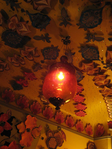 Megan Wilson’s installation, ceiling view