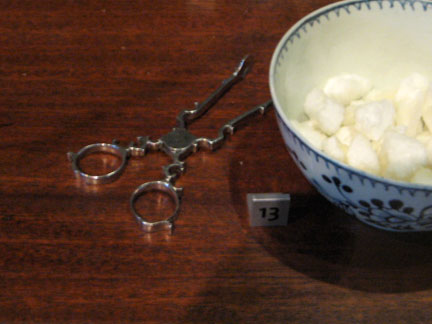 walker_scissors A beautiful pair of tongs for sugar lumps.