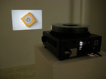 Slide show/installation by G. Leddington at Islington Mill