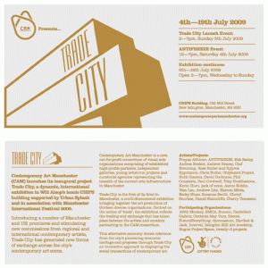 cam Contemporary Arts Manchester Trade City postcard