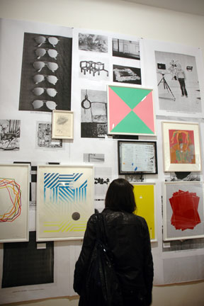 NYArtBookFair_01 NYArtBookFair exhibition of prints on photocopies