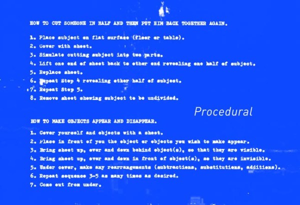 Procedural  Curated by Jackie Im and Aaron Harbour May 6th – 29th, 2011