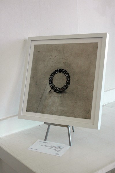 An aquatint with hand painting by Barich. Priced very affordably, as are all the works in the show. In my correspondence with the artist, I considered doing another information graphic comparing Bay Area art prices to those of other cities (haven't got the time or resources at the moment to take this on, sorry!)..