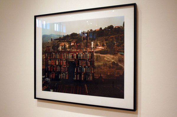 I liked a few different works in the group show at Haines Gallery in San Francisco. I'd loved an image of a camera obscura installation by Abelardo Morell, so it was nice to see this photo, though I'd rather experience the installation still.