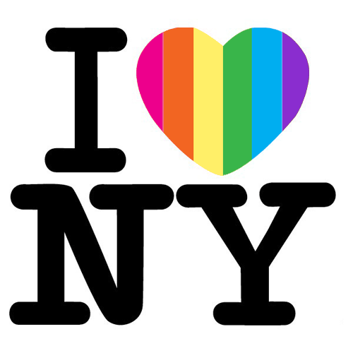I heart NY pride / apologies to Milton Glaser