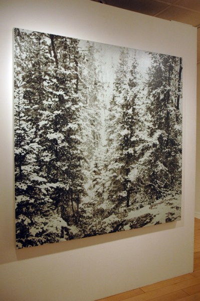 Painting by James Chronister in Chromanticism at NOMA Gallery, curated by Liz Wing.