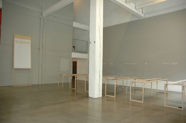 Gorgeous exhibition space in Weiden+Kennedy's foyer.