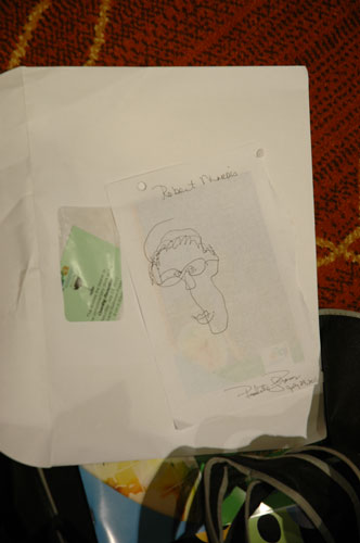 ippa06_nicmarks Participant's blind portrait of another participant.