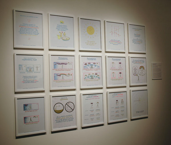 Another set of Positive Signs at In Other Words, Intersection for the Arts, San Francisco, CA.