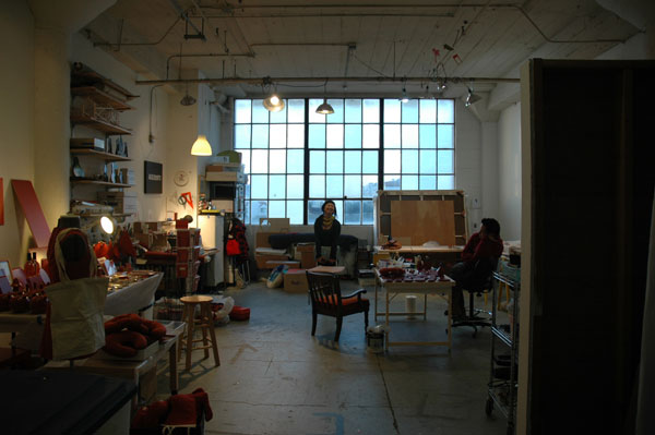 Studio visit with Stephanie Syjuco.