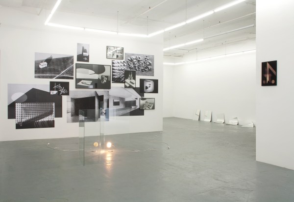 Grey Peak of the Wave, Installation view, 2012 Alicja Kwade, Alexandra Leykauf and Florian & Michael Quistrebert. Source: HarrisLieberman.com.