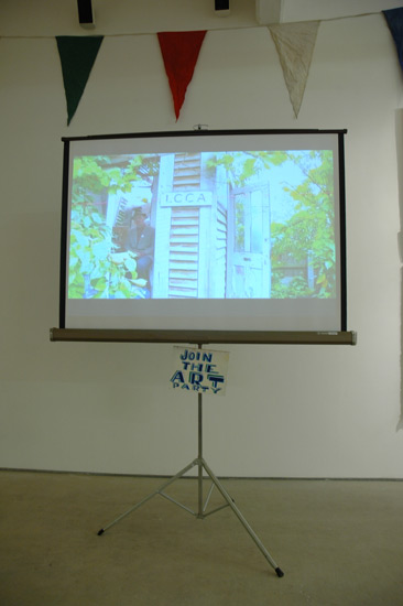 Bob and Roberta Smith, The Art Party USA Comes to the UK, 2012, Hales Gallery, London.