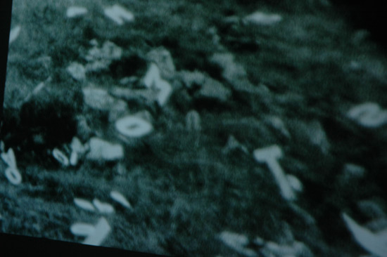 Still from Poem video documentation by Ewa Partum. Tate Modern.