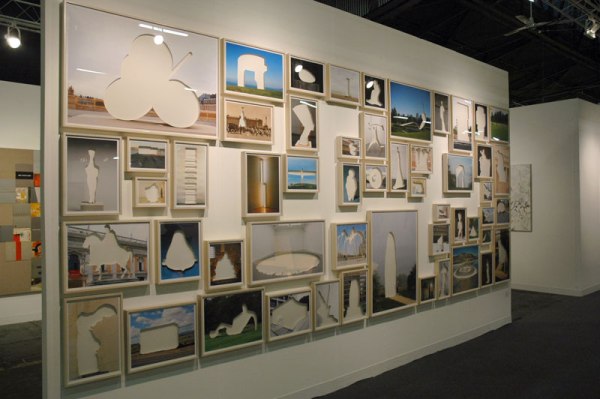 Jose Dávila's A Brief History of Sculpture, 2012, at another conceptually-leaning gallery, Max Wigram of London. It's a fun game, testing one's art history knowledge.