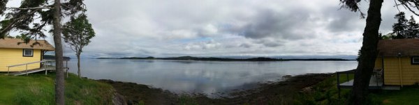The view from Harris Point, a nice walk from downtown.