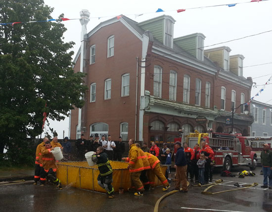 The Fireman's Muster is an annual tradition; part of Eastport's Fourth of July festivities.