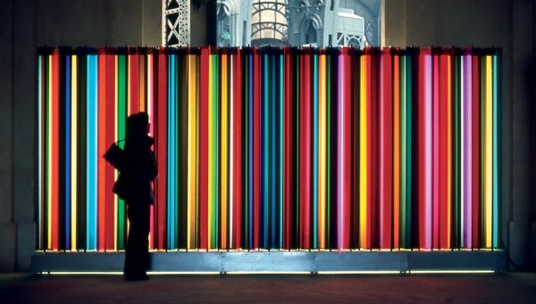 Carlos Cruz-Diez, Transchromie Mécanique 1965, 1965 // Source: cruz-diez.com