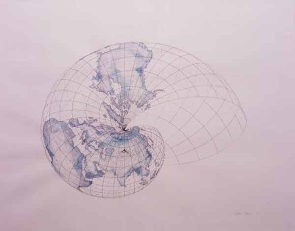Agnes Denes, Isometric Systems in Isotropic Space—Map Projections, 1979 // Source:  students.concordiashanghai.org