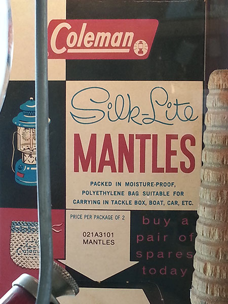 Coleman Silk Lite Mantles.