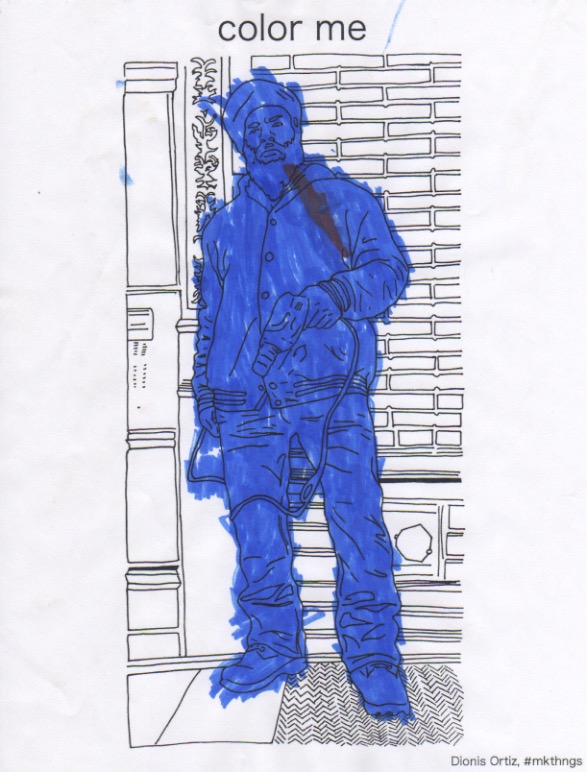 Participant unknown, activity sheet by Dionis Ortiz.