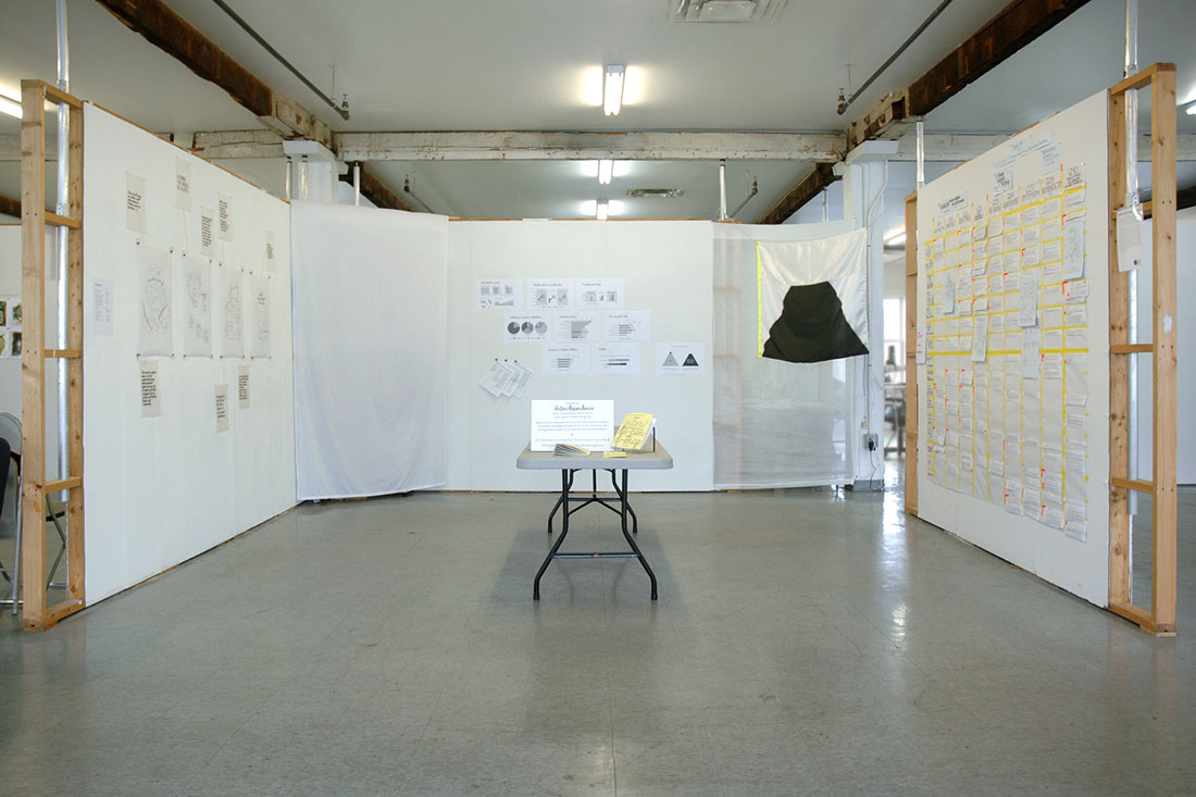 Open Studio view, December 11, 2015. LMCC Process Space on Governor's Island.