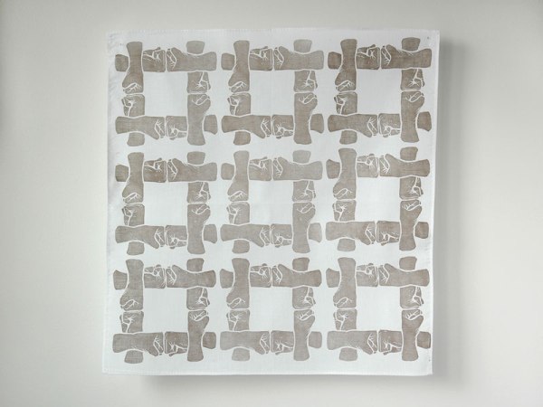 Christine Wong Yap, Fist Bump Bandanna, 2016.